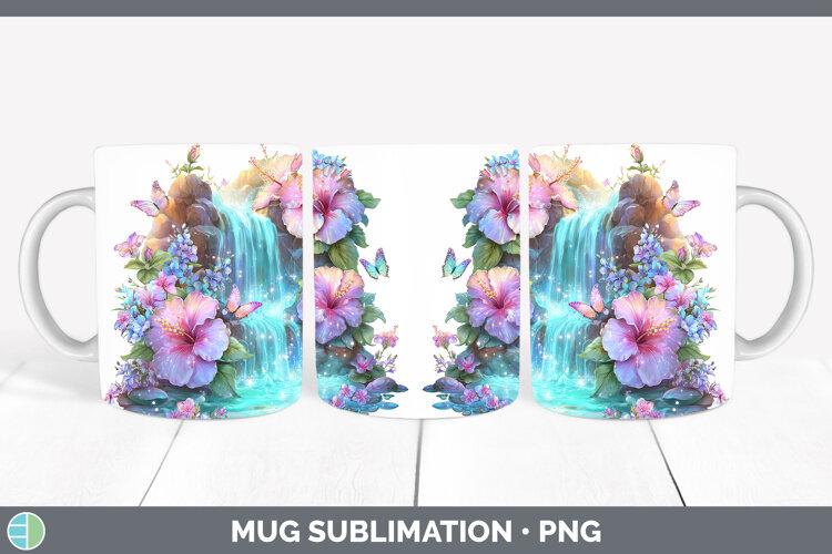 GorgeousBest Sellers 02 Rainbow Summer Mug Wrap design.