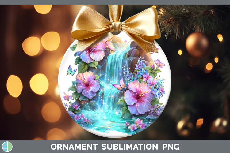 Best Sellers 02 Rainbow Summer Waterfall Ornament Sublimatio