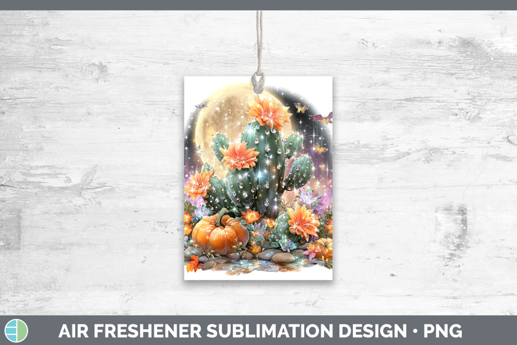 Best Sellers 03 Cute Halloween Cactus Air Freshener Sublimat