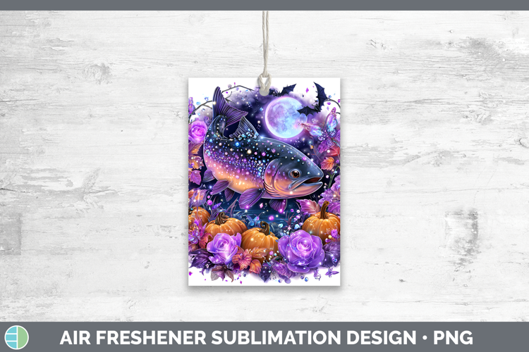Best Sellers 03 Cute Halloween Fish Air Freshener Sublimatio