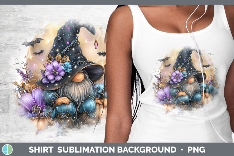 Best Sellers 03 Cute Halloween Gnome Shirt Sublimation Backg