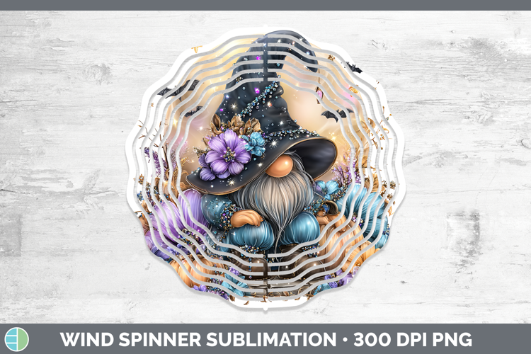 Best Sellers 03 Cute Halloween Gnome Wind Spinner Sublimatio