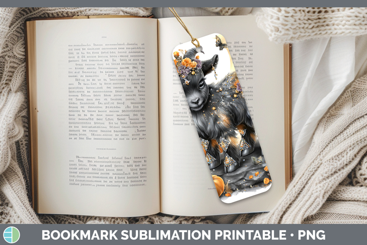 Best Sellers 03 Cute Halloween Goat Bookmark Sublimation Pri