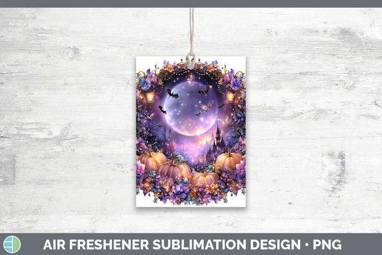 Best Sellers 03 Cute Halloween Landscape Air Freshener Subli