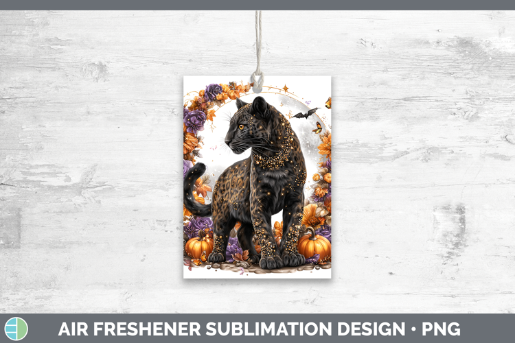 Best Sellers 03 Cute Halloween Leopard Air Freshener Sublima