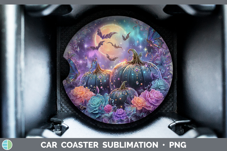 Best Sellers 03 Cute Halloween Northern Lights Car Coaster S
