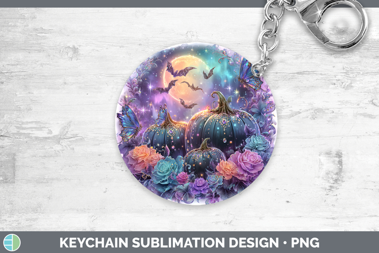 Best Sellers 03 Cute Halloween Northern Lights Keychain Subl