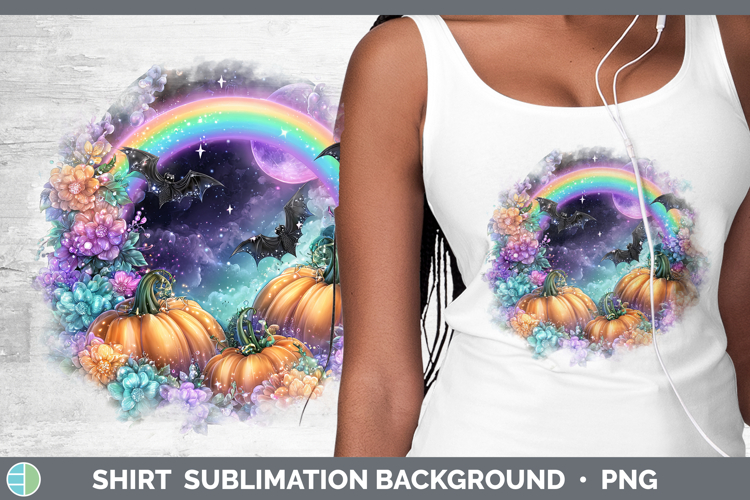 Best Sellers 03 Cute Halloween Rainbow Shirt Sublimation Bac