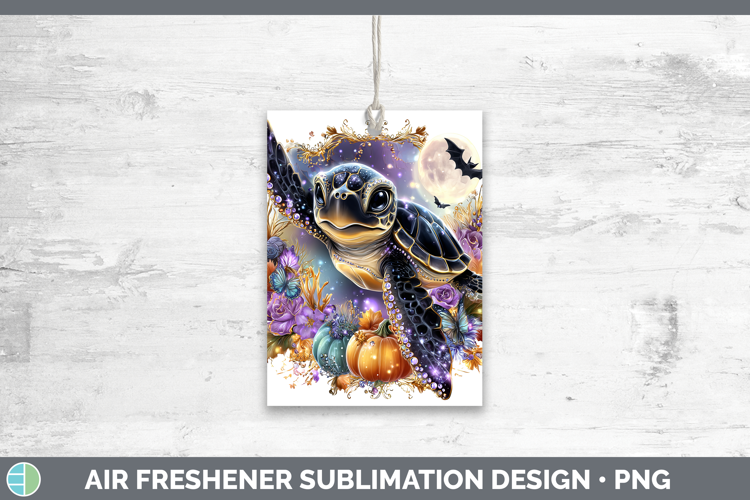 Best Sellers 03 Cute Halloween Sea Turtle Air Freshener Subl