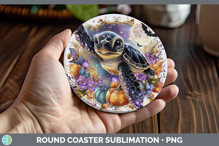 GorgeousBest Sellers 03 Cute Halloween Round Coaster design.