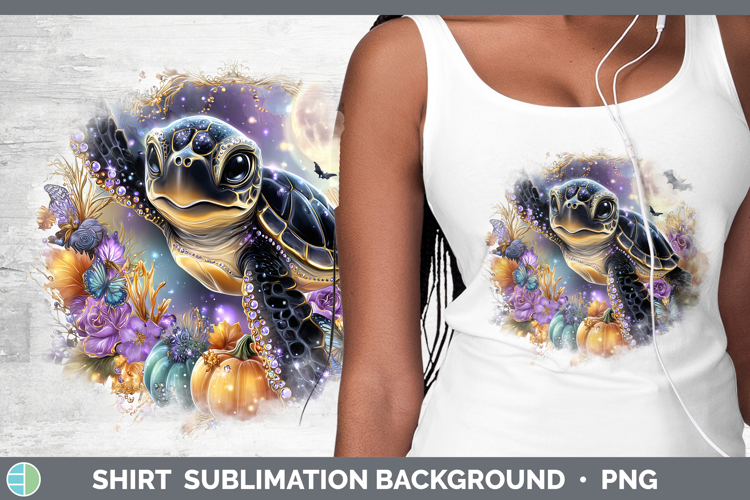 Best Sellers 03 Cute Halloween Sea Turtle Shirt Sublimation