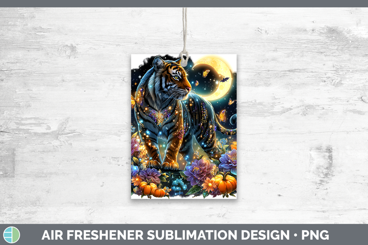 Best Sellers 03 Cute Halloween Tiger Air Freshener Sublimati