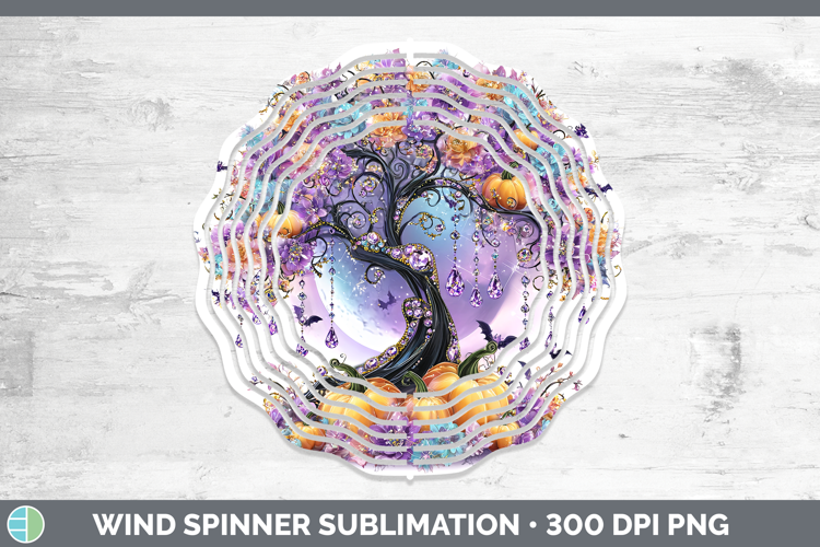 Best Sellers 03 Cute Halloween Tree of Life Wind Spinner Sub