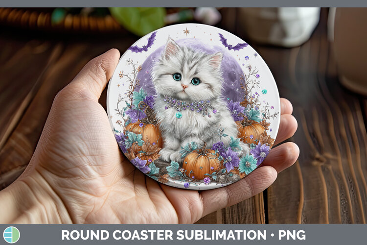GorgeousBest Sellers 03 Cute Halloween Round Coaster design.