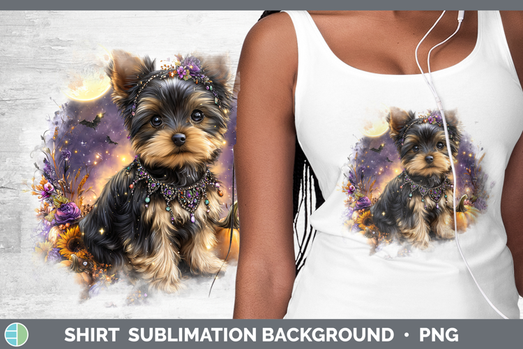 Best Sellers 03 Cute Halloween Yorkshire Terrier Shirt Subli