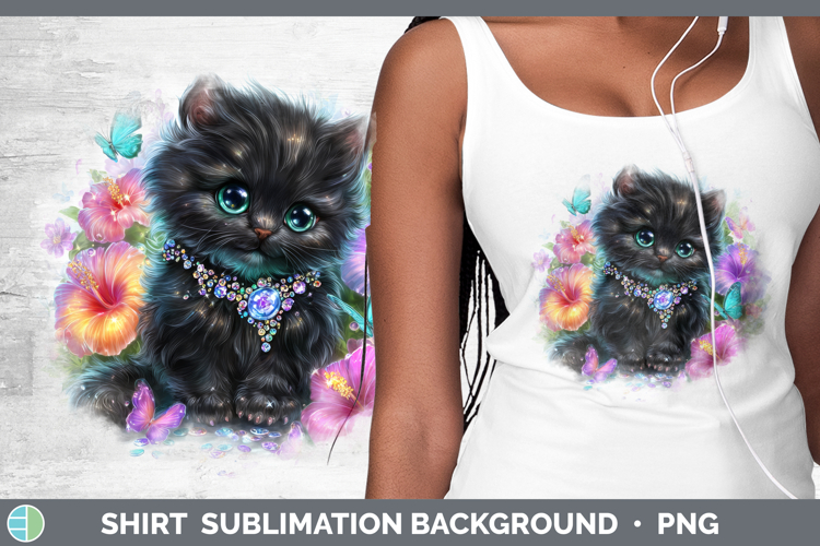Best Sellers 03 Rainbow Summer Black Cat Shirt Sublimation B