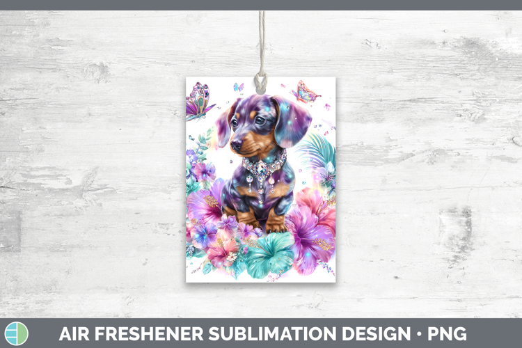 Best Sellers 03 Rainbow Summer Dachshund Air Freshener Subli