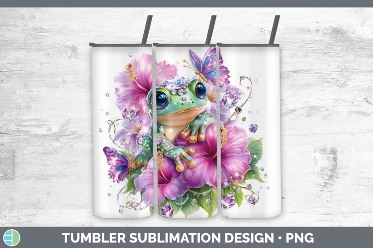Best Sellers 03 Rainbow Summer Frog Tumbler Sublimation 20 o