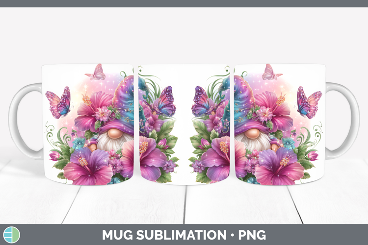 Best Sellers 03 Rainbow Summer Gnome Mug Wrap Sublimation Co
