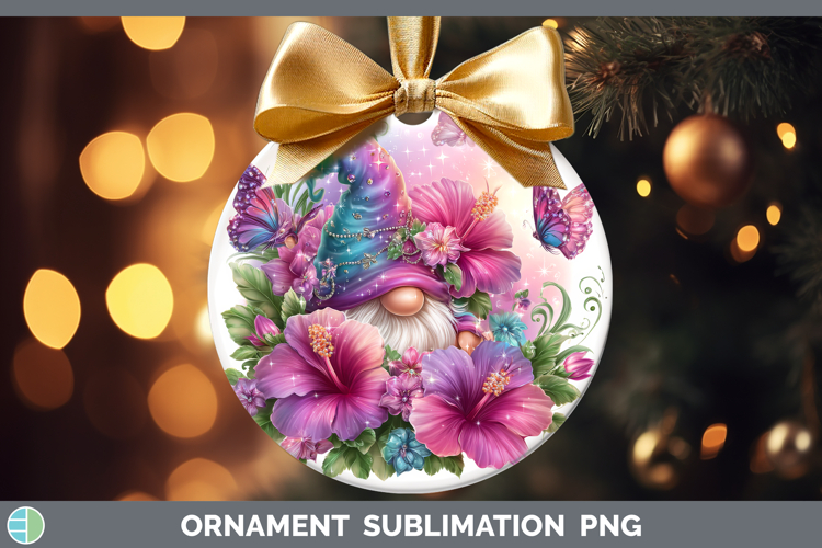 Best Sellers 03 Rainbow Summer Gnome Ornament Sublimation Ba