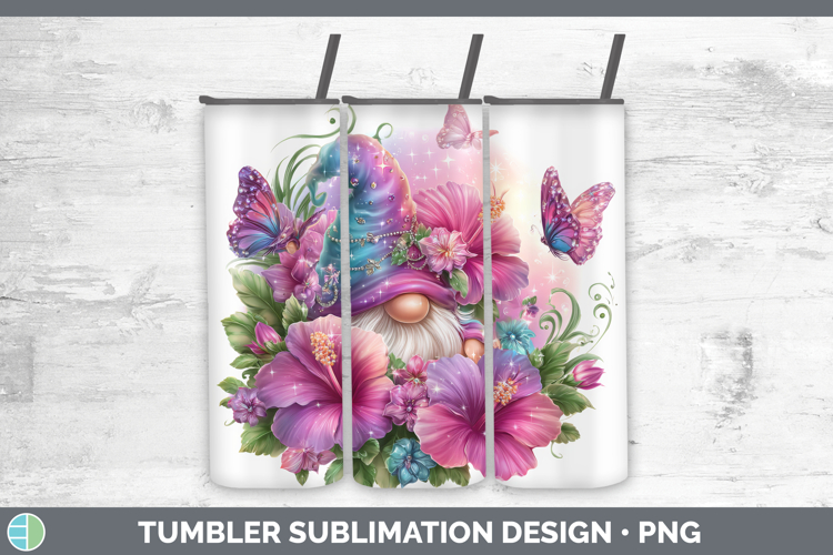 Best Sellers 03 Rainbow Summer Gnome Tumbler Sublimation 20