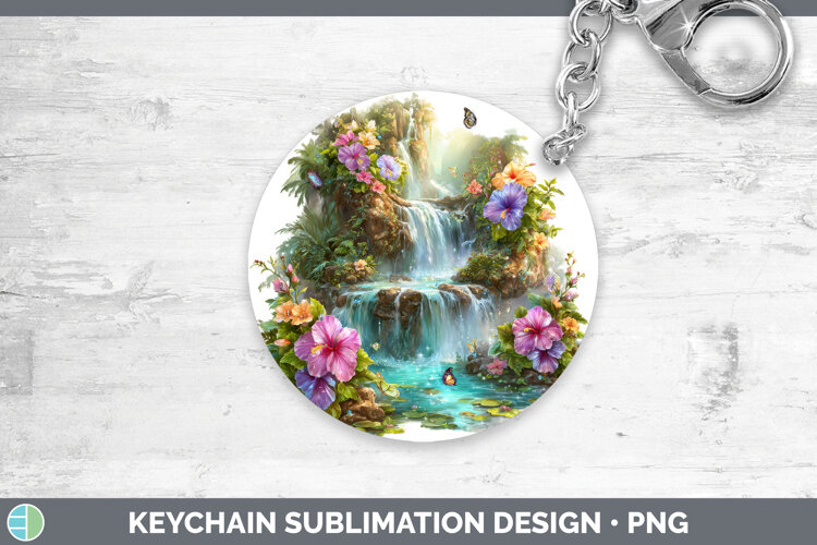 GorgeousBest Sellers 03 Rainbow Summer Keychain design.