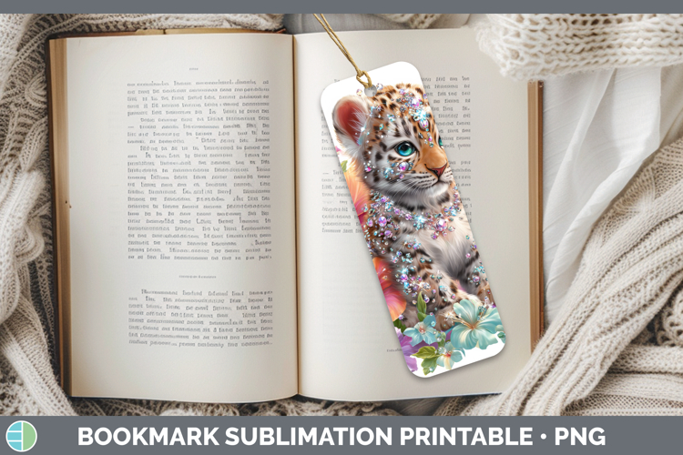 Best Sellers 03 Rainbow Summer Leopard Bookmark Sublimation