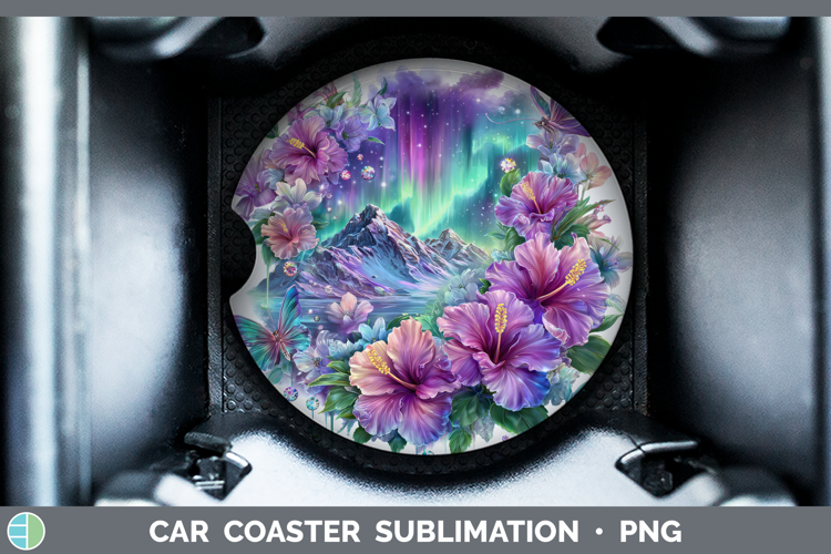 Best Sellers 03 Rainbow Summer Northern Lights Car Coaster S