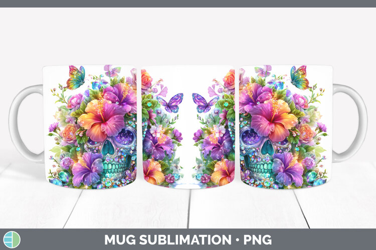 GorgeousBest Sellers 03 Rainbow Summer Mug Wrap design.