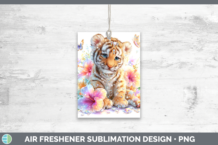 Best Sellers 03 Rainbow Summer Tiger Air Freshener Sublimati