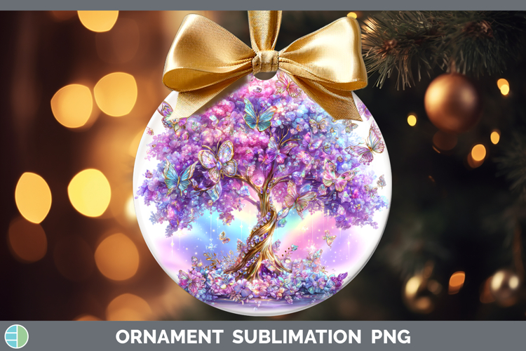 Best Sellers 03 Rainbow Summer Tree of Life Ornament Sublima