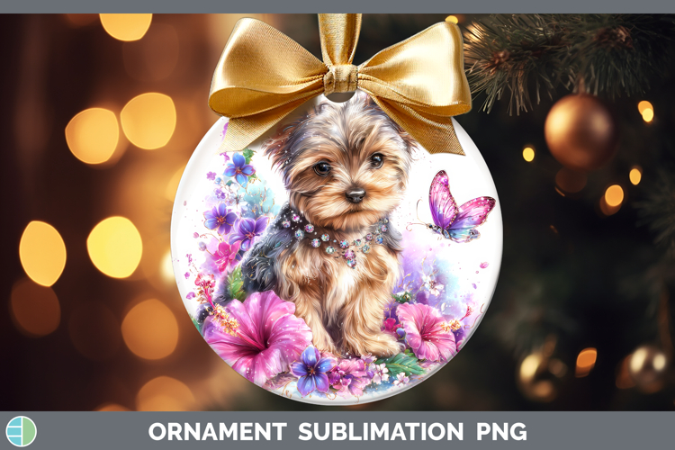Best Sellers 03 Rainbow Summer Yorkshire Terrier Ornament Su
