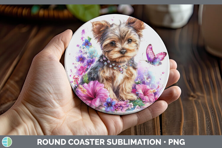 GorgeousBest Sellers 03 Rainbow Summer Round Coaster design.