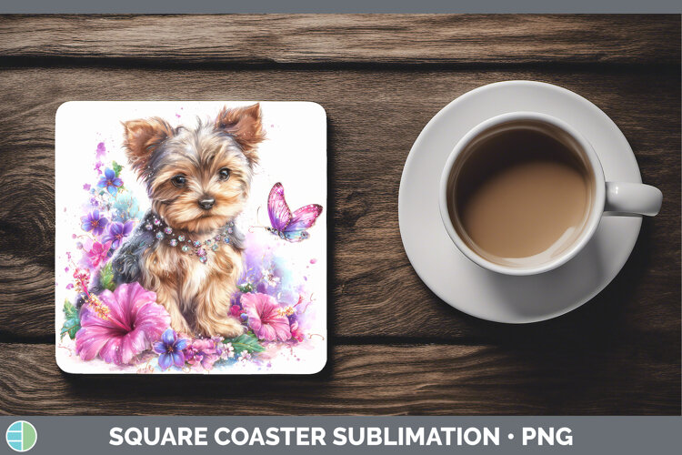 GorgeousBest Sellers 03 Rainbow Summer Square Coaster design.