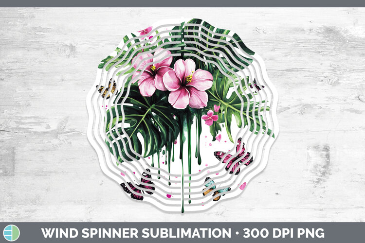 GorgeousBest Sellers 04 Pink Drips Wind Spinner design.