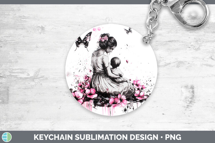 GorgeousBest Sellers 04 Pink Drips Keychain design.