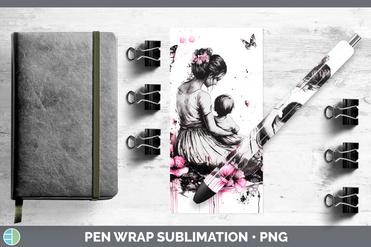 GorgeousBest Sellers 04 Pink Drips Pen Wrap design.