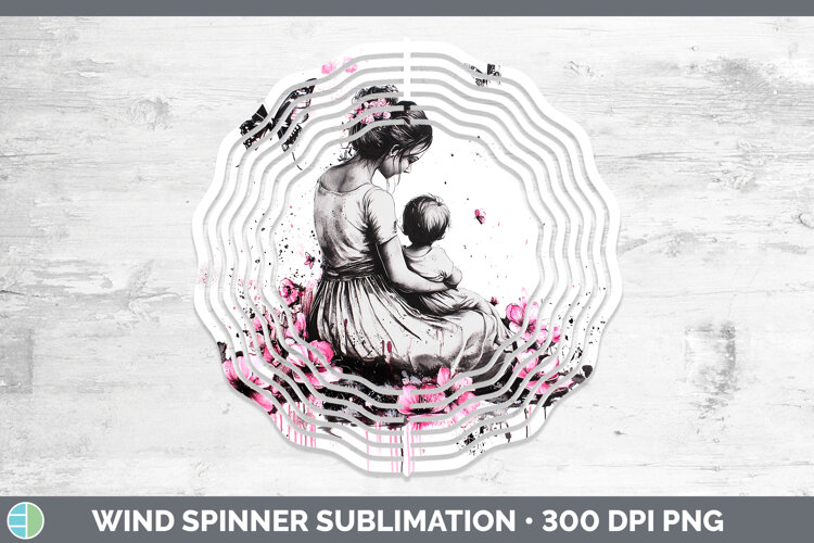 GorgeousBest Sellers 04 Pink Drips Wind Spinner design.