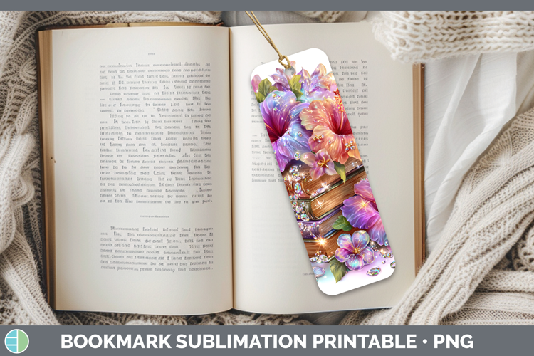 Best Sellers 04 Rainbow Summer Book Stack Bookmark Sublimati