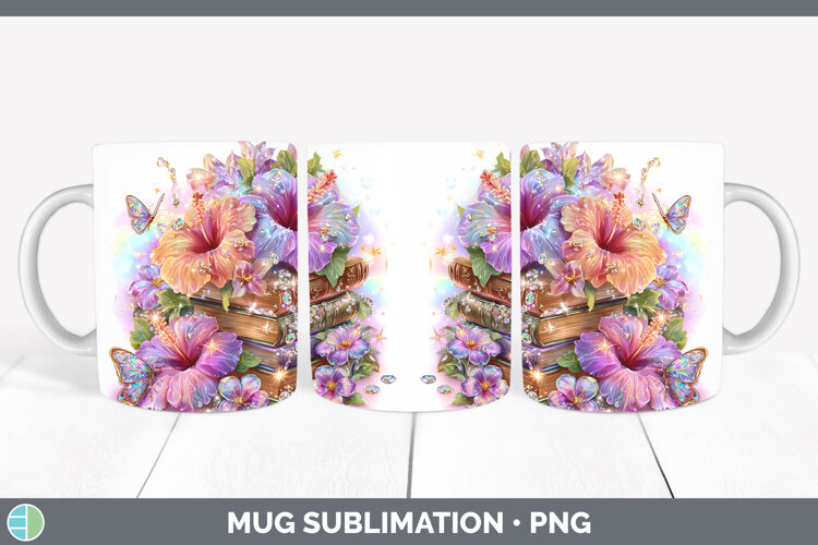 GorgeousBest Sellers 04 Rainbow Summer Mug Wrap design.