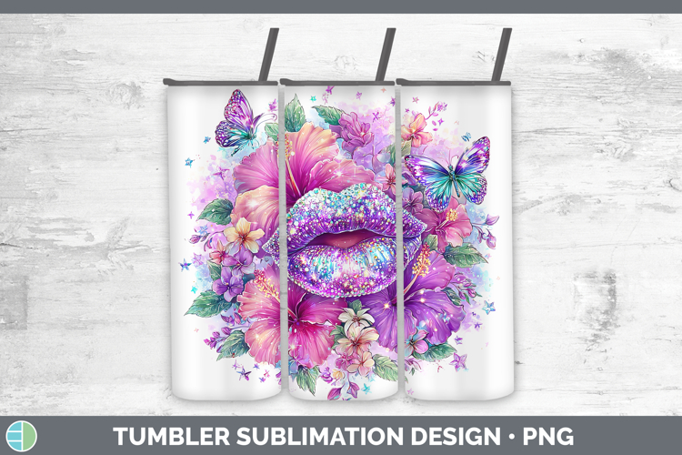 Best Sellers 04 Rainbow Summer Lips Tumbler Sublimation 20 o