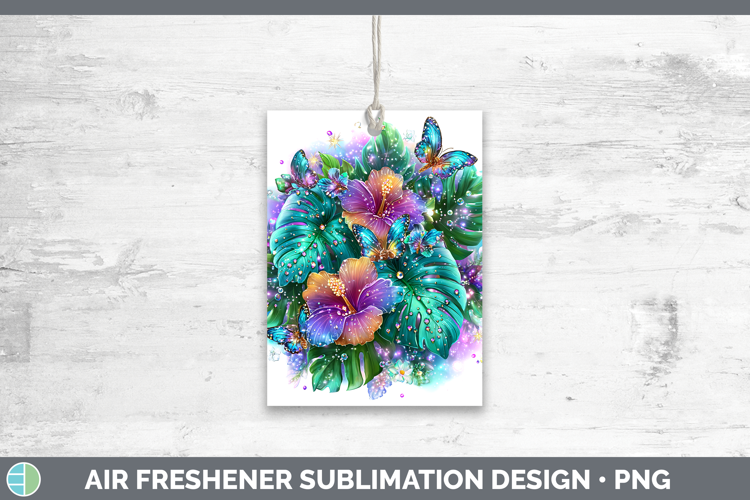 Best Sellers 04 Rainbow Summer Monstera Air Freshener Sublim