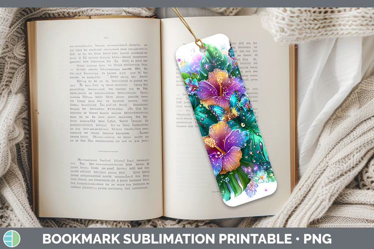 Best Sellers 04 Rainbow Summer Monstera Bookmark Sublimation