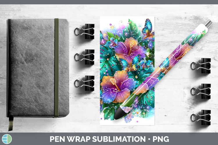 Best Sellers 04 Rainbow Summer Monstera Pen Wrap Sublimation