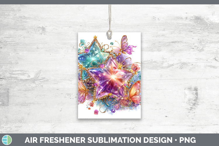 Best Sellers 04 Rainbow Summer Stars Air Freshener Sublimati