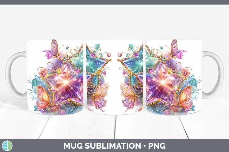 GorgeousBest Sellers 04 Rainbow Summer Mug Wrap design.
