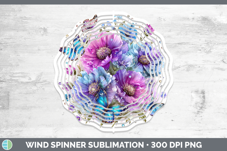 Best Sellers 04 Rainbow Summer Wild Flowers Wind Spinner Sub
