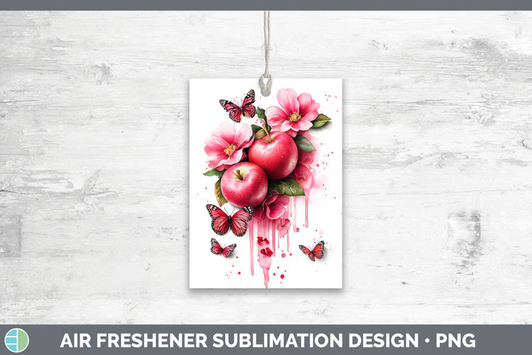 Best Sellers 05 Pink Drips Apple Air Freshener Sublimation C