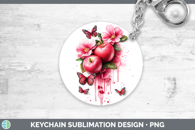 GorgeousBest Sellers 05 Pink Drips Keychain design.