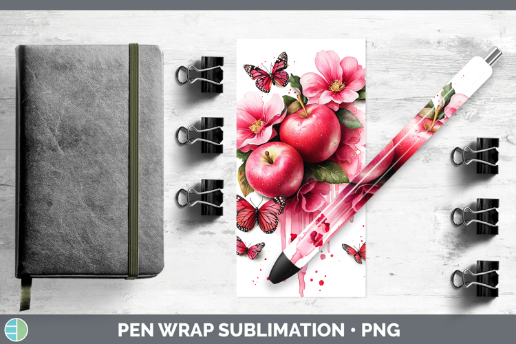 Best Sellers 05 Pink Drips Apple Pen Wrap Sublimation Pen De